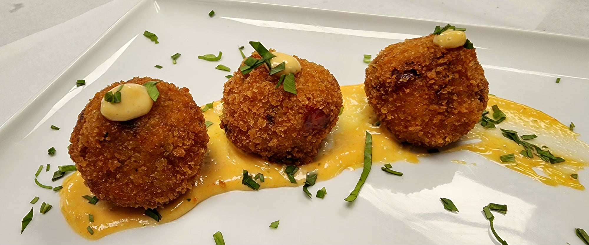 Seafood Paella Bites